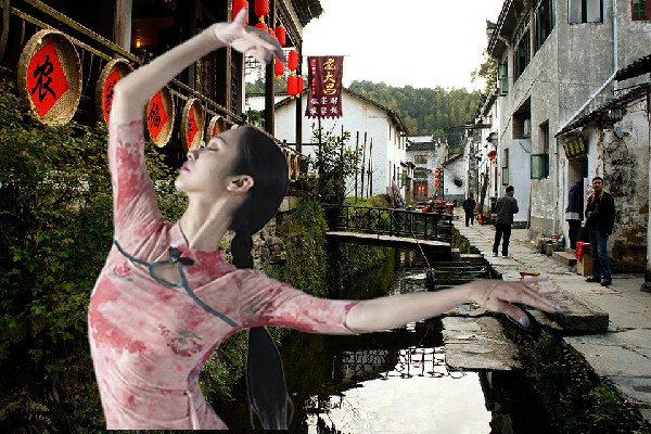 伍又亦入选东上官乡热舞派老师，舒筋活络