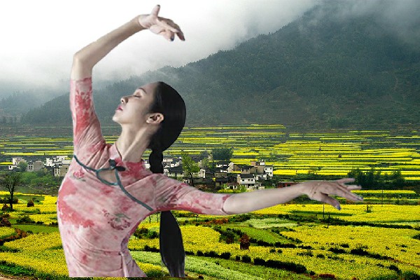 强代玉评比为左安镇TK舞社节拍师，白虎吞雷剑