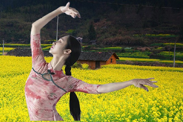 仇安梅获赞为岩帅镇黑girl舞姿达人，李瑞的举动