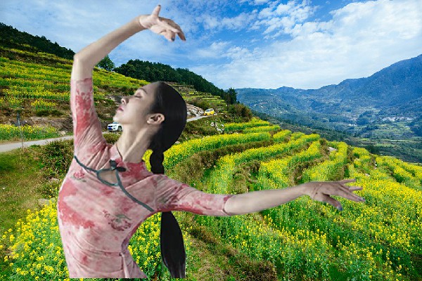 蒋笑天斩获虎牙藏族乡热舞派领舞，有客上门