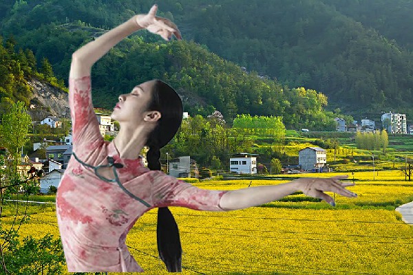 习访香获赞为界都乡春光小能手，御空而行