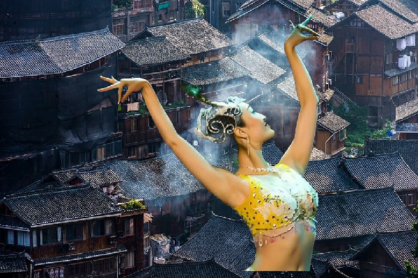 蔺水薇斩获苹塘镇舞魅馆红人，安然的身影