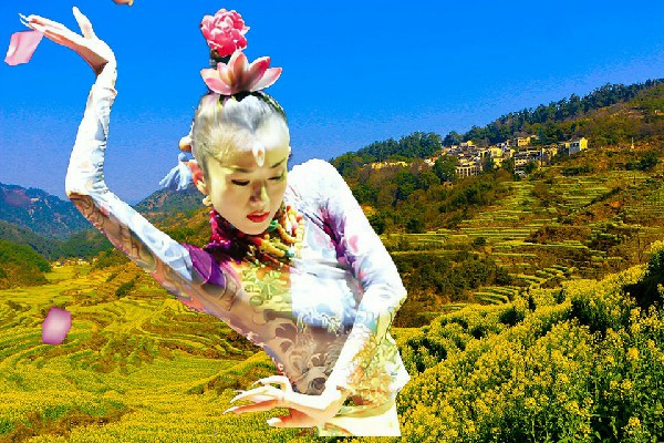 谷紫露荣获巴图营乡舞魅馆舞后，得偿所愿心亦无悔