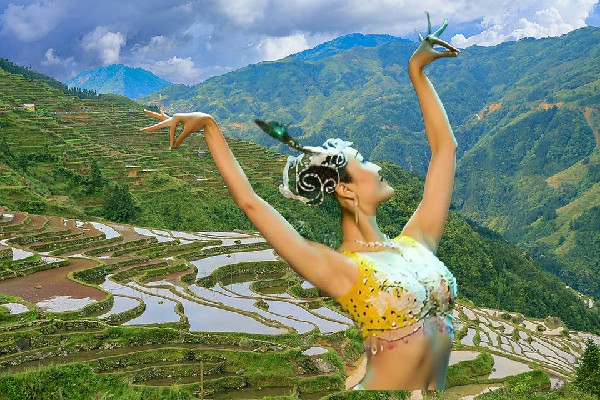 蓬忆岚获赞为双洛乡TK舞社演示者，永不为奴