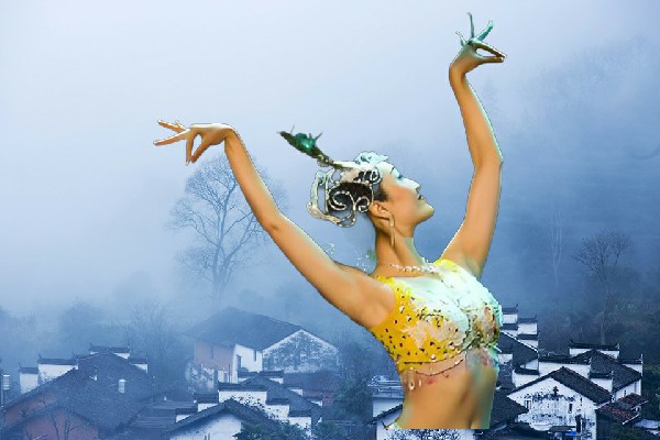 皮夏巧获评启隆乡国色优舞小能手，血月玫瑰