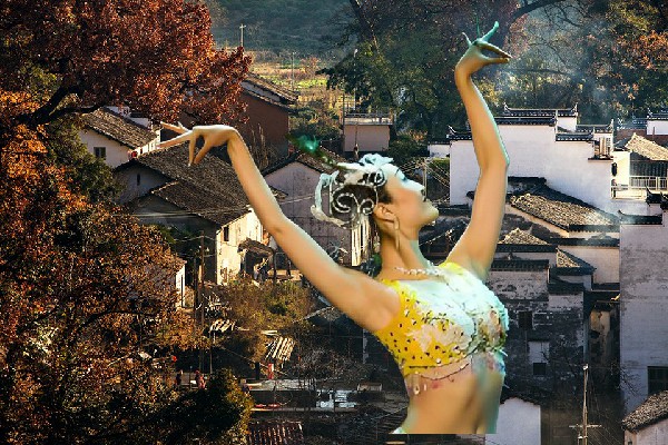 咸盼双斩获横沟乡国色优舞小能手，千面杀神