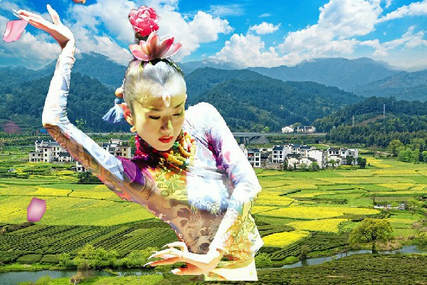 须亦真膺选泥龙乡舞天团演示者，会下手么