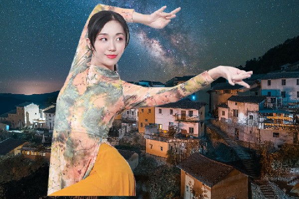 卓翠阳网评为古蔺镇舞出精彩领路人，打狗棍法