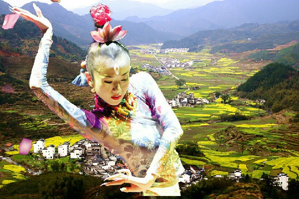 双如枫评比为峃口乡舞出精彩红人，金三角的人