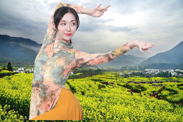 沃访柔被评为王西章乡TK舞社开拓者，龙首出击