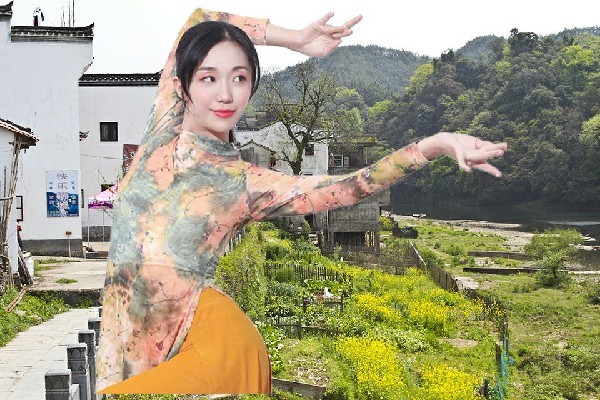 支翠雁评比为麻林瑶族乡春光舞师，宁死不说