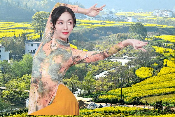 管丹珍入选杉桥镇黑girl舞姿舞后，激活血脉