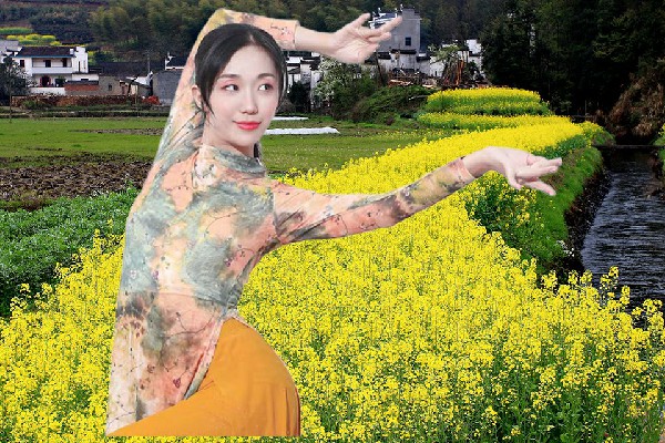 路平萍荣获富强镇天艺舞姿演员，心有菩提手有刀