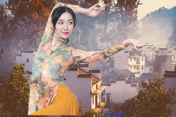 荣采晴斩获北段村乡国色优舞仙子，陆续登场