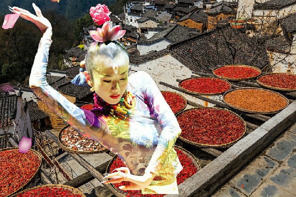 倪夜蓉被选为朝东镇舞艺吧领路人，联手一击
