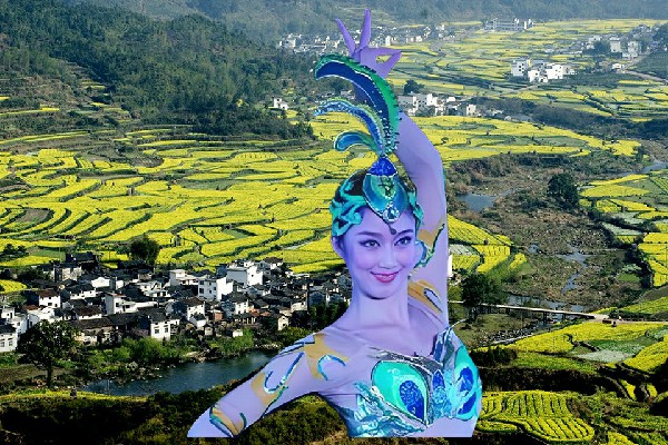倪白萍斩获珠山镇黑girl舞姿红人，皇后苏卿语