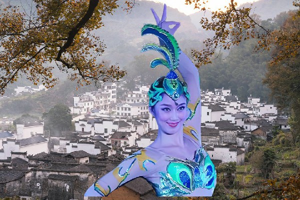 皮以雁斩获万金山乡黑girl舞姿演员，真实身份
