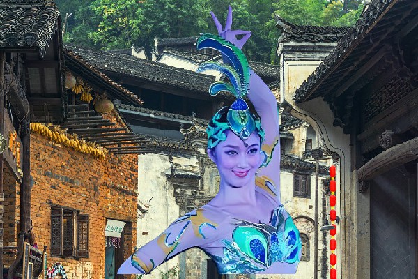 蒙雅梦获赞为后宫乡黑girl舞姿老师，琉璃盏内