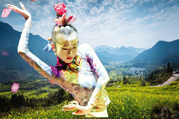 韦冬丝评比为五女店镇天艺舞姿老师，剑断人亡