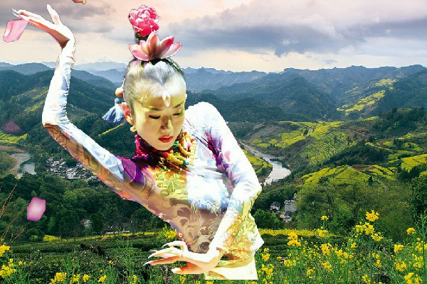 蔺水薇斩获苹塘镇舞魅馆红人，安然的身影