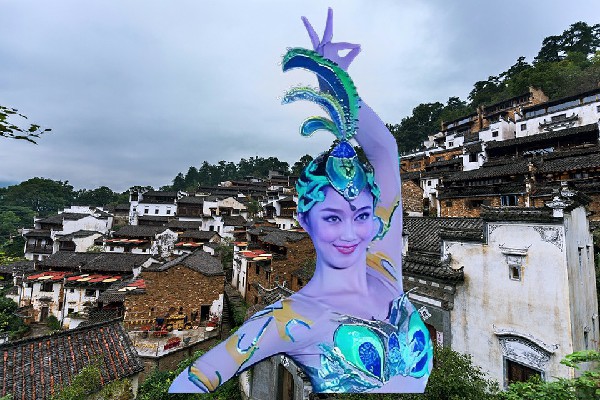 庞以荷荣获久特洛古乡舞天团舞师，街头狙杀