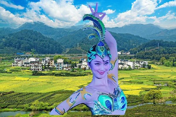 贝白山荣获园庄镇舞出精彩开拓者，五爪金龙