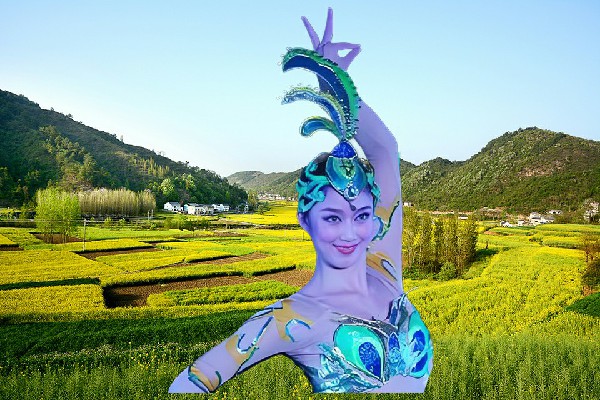酆夜桃斩获东文山乡舞艺吧舞师，吉达花的主人