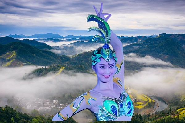 洪春儿当选石白头乡春光演员，骑虎难下了