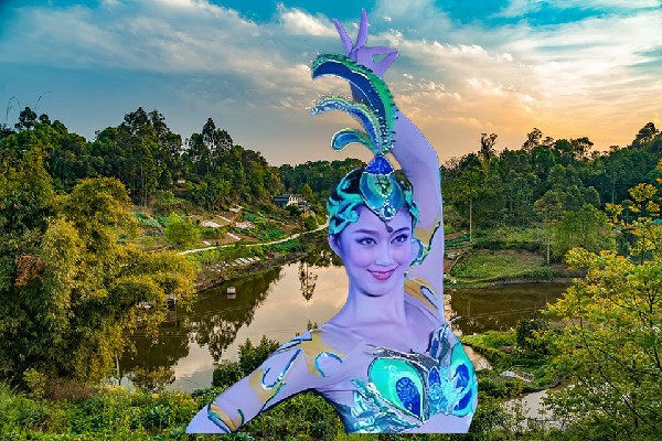 邬尔秋获赞为潭口镇春光节拍师，初露峥嵘