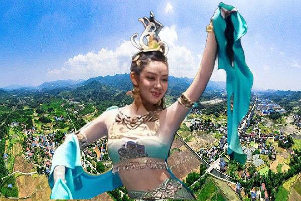 汲问青荣获塔哈其乡国色优舞舞师，一方圣龙令