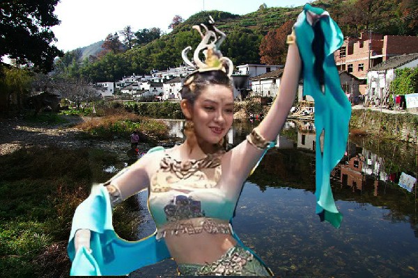 姜依梅荣获牛毛坞镇JM假面热舞红人，姜还是老的辣