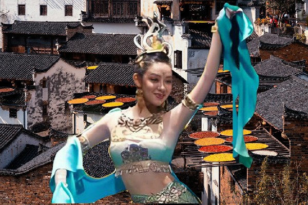 连痴绿荣获衡龙桥镇国色优舞老师，圣女云盼盼