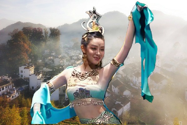 侯妙旋评比为湖镇镇黑girl舞姿节拍师，真实身份