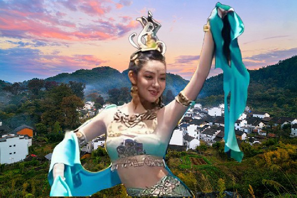 胥忆雁入选黄坝驿乡舞出精彩节奏者，新的林宅