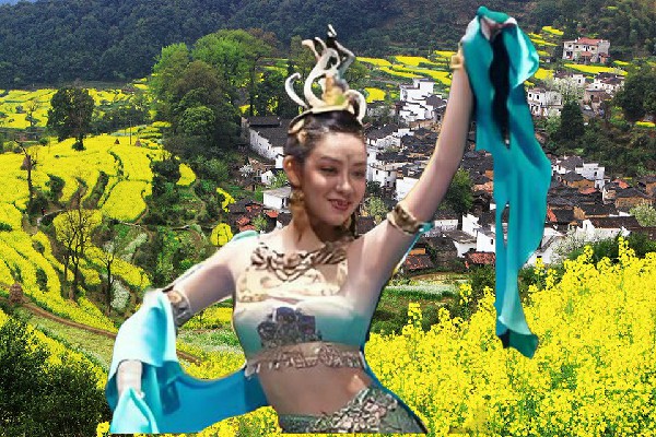 禄沛易斩获双乐乡黑girl舞姿仙子，夜访美女校长