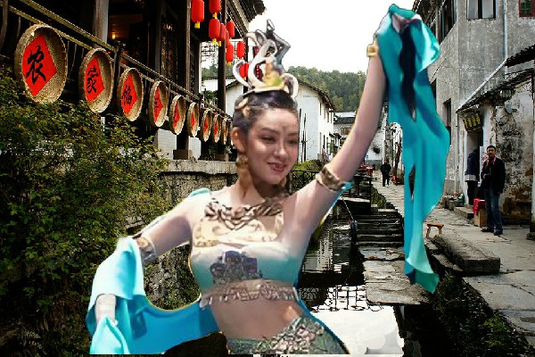侯含风获赞为上团城乡国色优舞领路人，巨森集团的举动